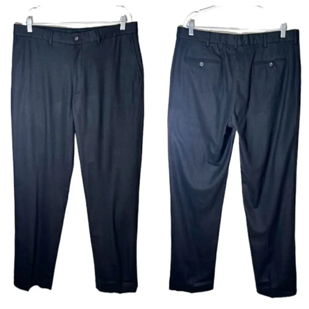 Polo by Ralph Lauren Wool Black Dress Pants Straight Size L